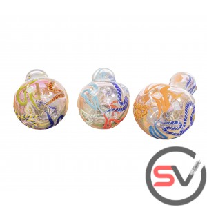 PINK CORAL GLASS HAND PIPE 5inch 1CT